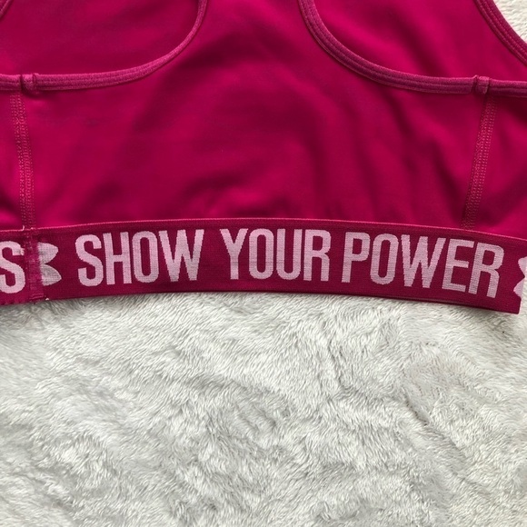 Under Armour Pink Breast Cancer Sports Bra - Picture 6 of 6